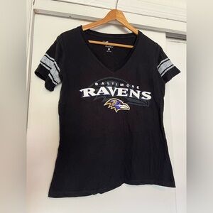 Baltimore Ravens Black V-Neck T-Shirt
